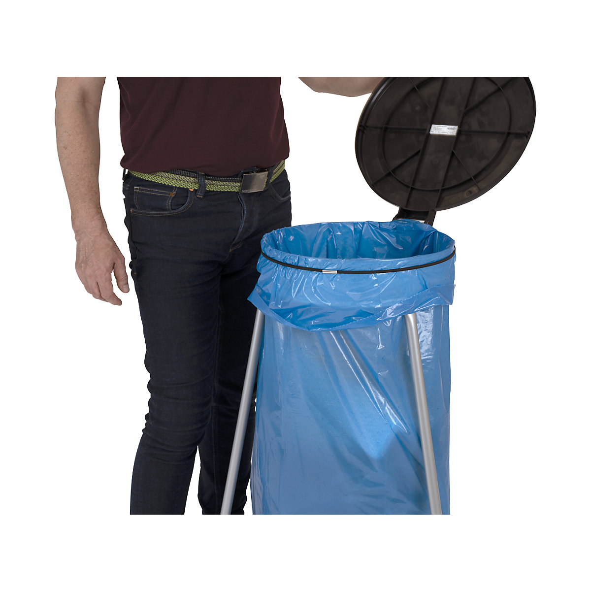 Vreće za otpad, 100% PCR LDPE, 120 l – eurokraft basic (Prikaz proizvoda 26)-25