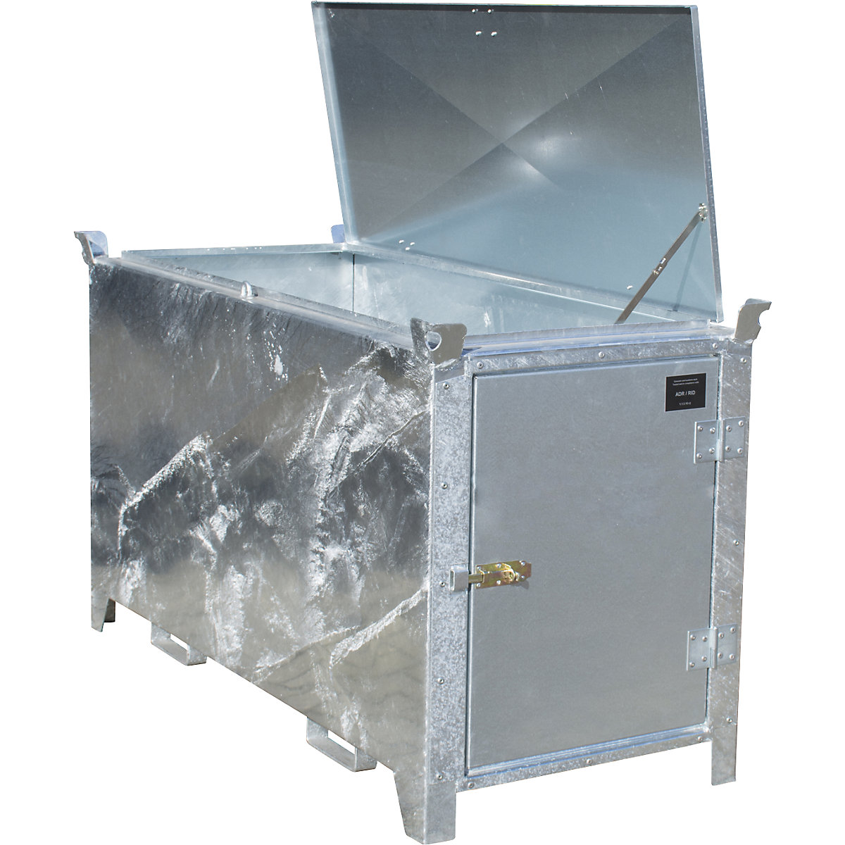 Box voor tl-buizen, thermisch verzinkt – eurokraft pro (Productafbeelding 6)-5