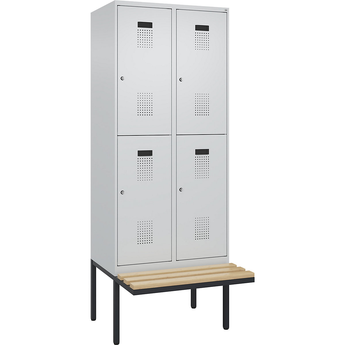 Dvonadstropna garderobna omara s klopjo Evolo PLUS (Slika izdelka 2)-1