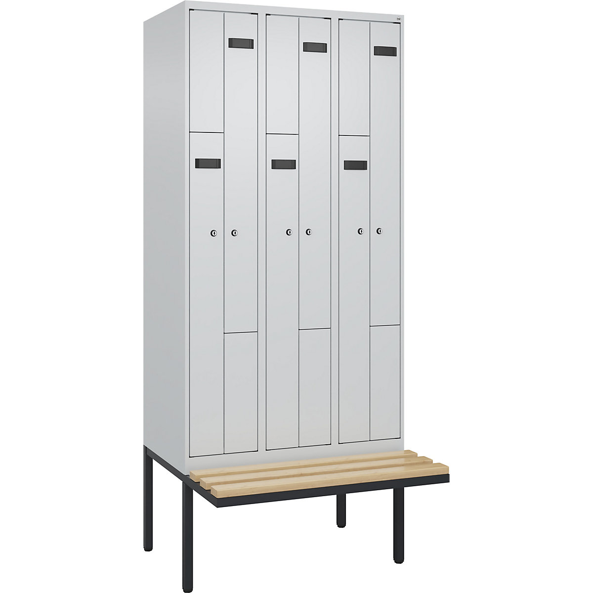 Garderobna Z-omara s klopjo Evolo PLUS (Slika izdelka 2)-1