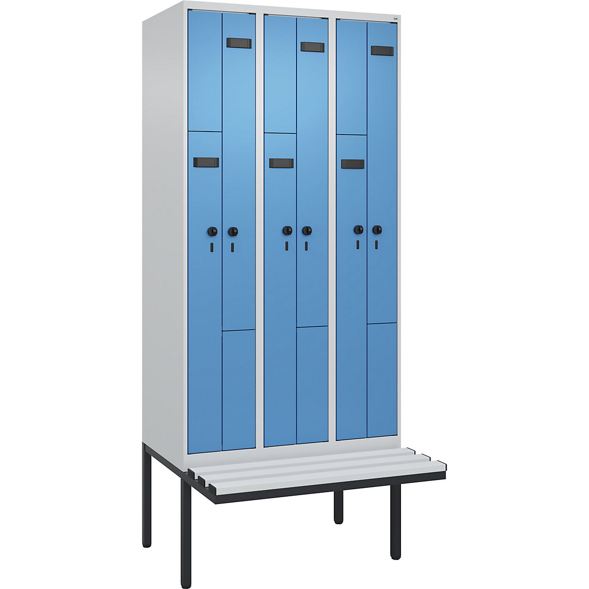 Garderobna Z-omara s klopjo Evolo PLUS (Slika izdelka 2)-1