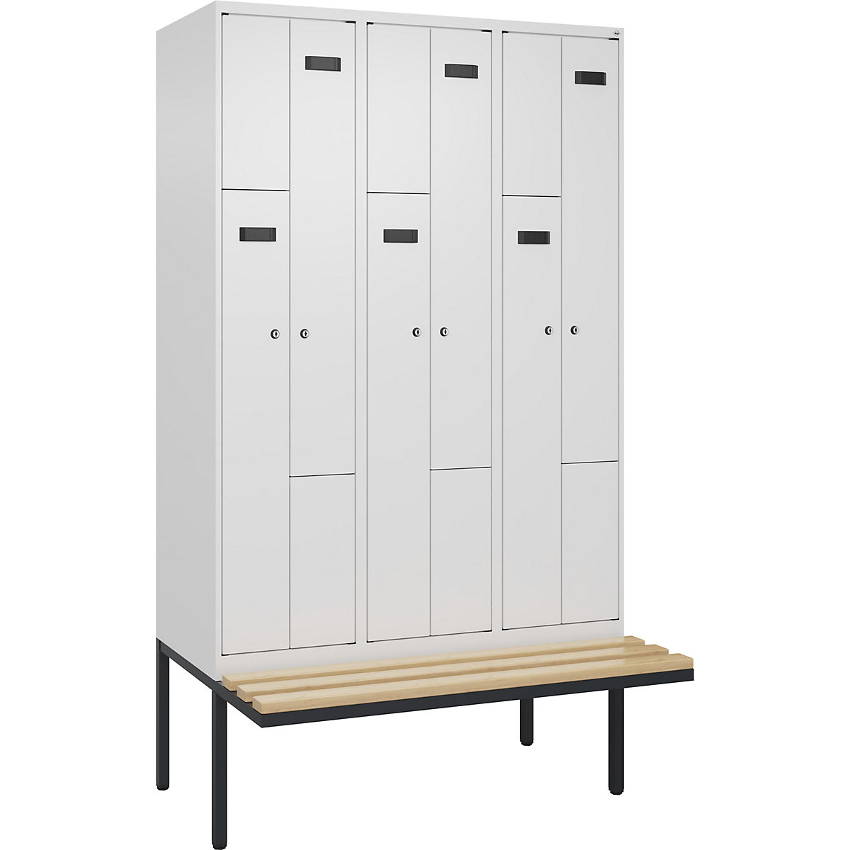 Garderobna Z-omara s klopjo Evolo PLUS (Slika izdelka 2)-1