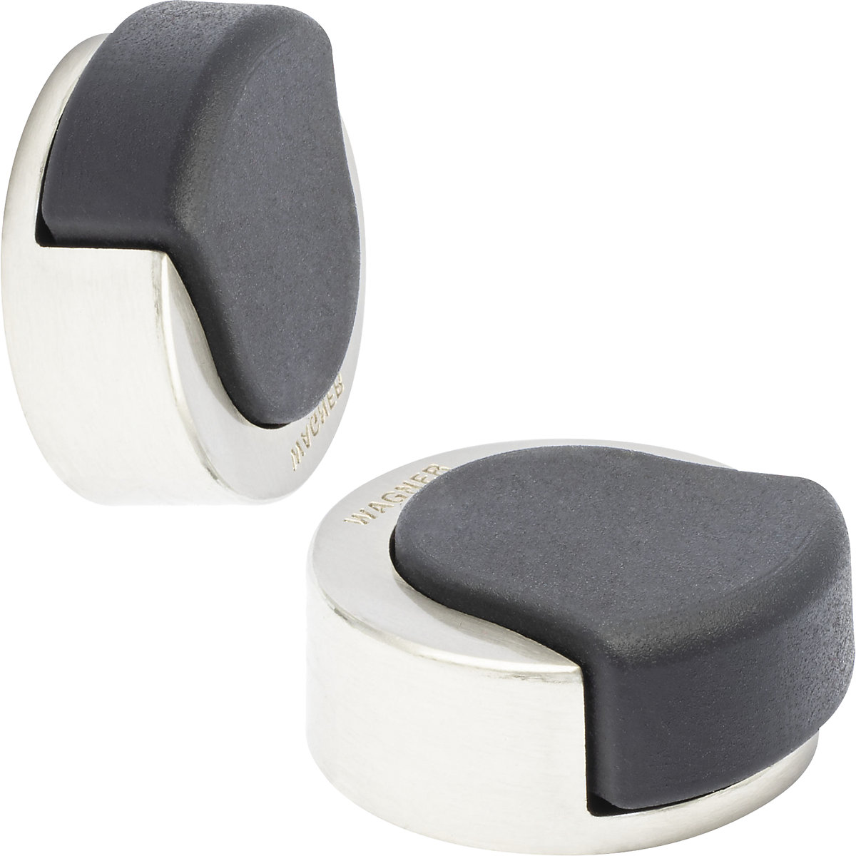 Podni / zidni stoper za vrata – Wagner, DxŠxV 39 x 38 x 15 mm, pak. 2 kom., u optici nehrđajućeg čelika-0