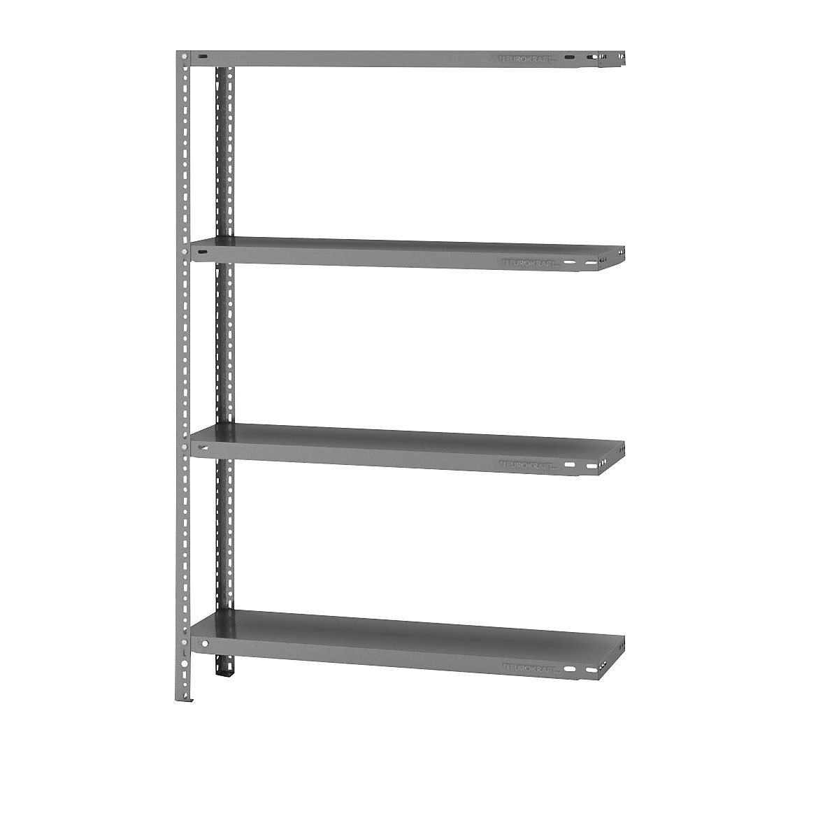 Magazijn schroefstelling, lichtgrijs RAL 7035, middelzwaar – eurokraft pro