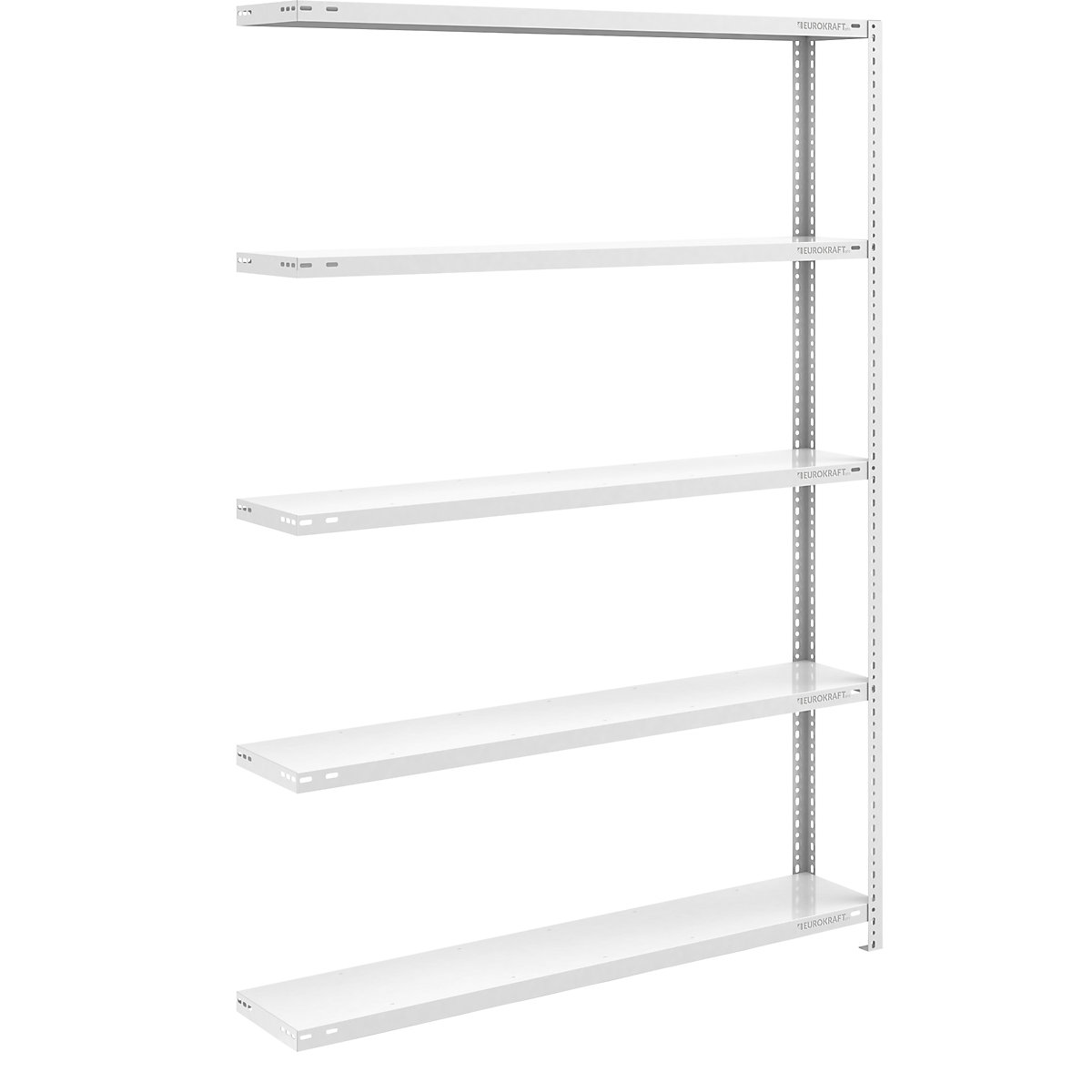 Magazijn schroefstelling, lichtgrijs RAL 7035, middelzwaar – eurokraft pro