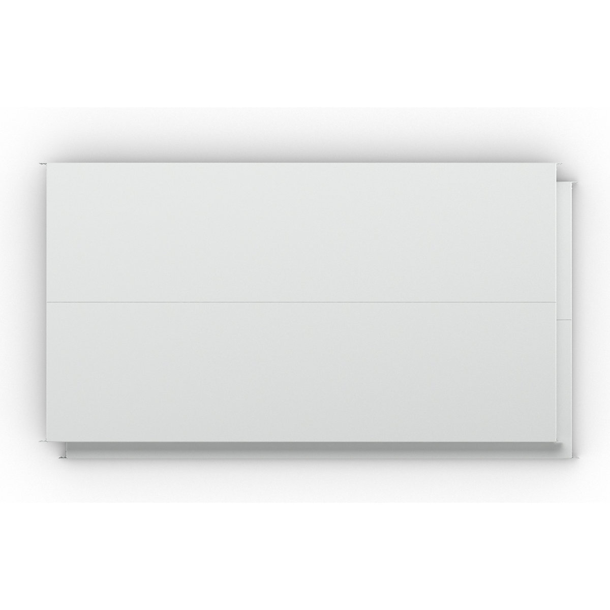 Plaatstalen legbord, VE = 2 stuks – eurokraft basic (Productafbeelding 4)-3