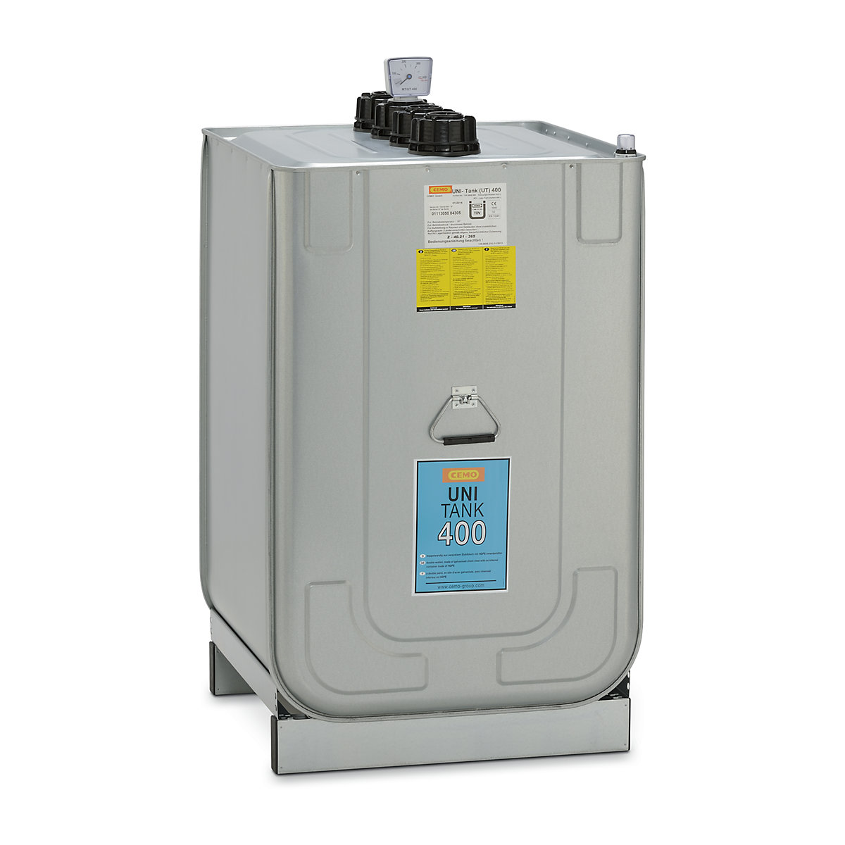 Opslagtank – CEMO, UNI, voor bedrijfsintern transport, inhoud 400 l-0