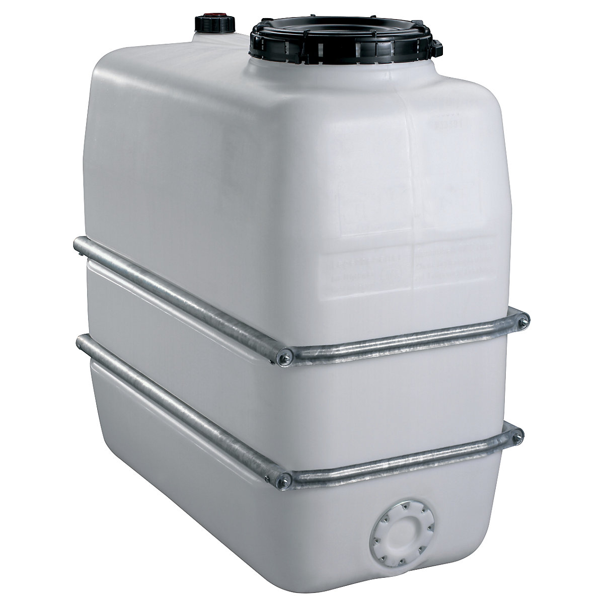 Ruimtebesparende tank, inhoud 1100 l, PE geschikt voor levensmiddelen-0