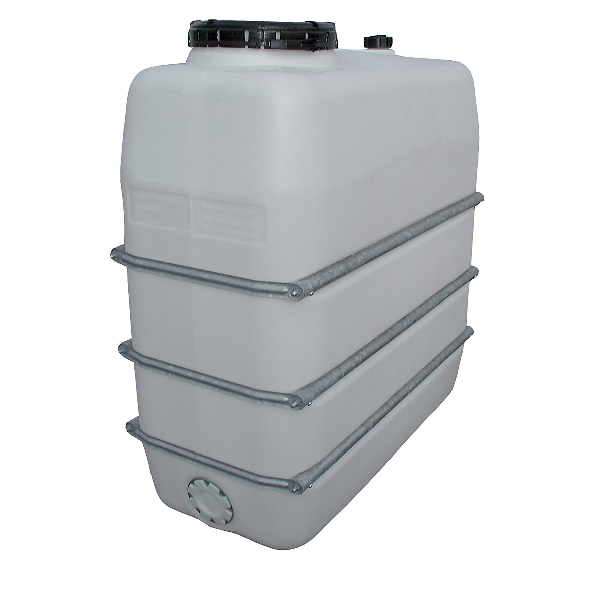 Ruimtebesparende tank, inhoud 1500 l, PE geschikt voor levensmiddelen-0
