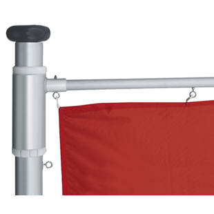 Flag pole made of anodised aluminium M KAISER KRAFT