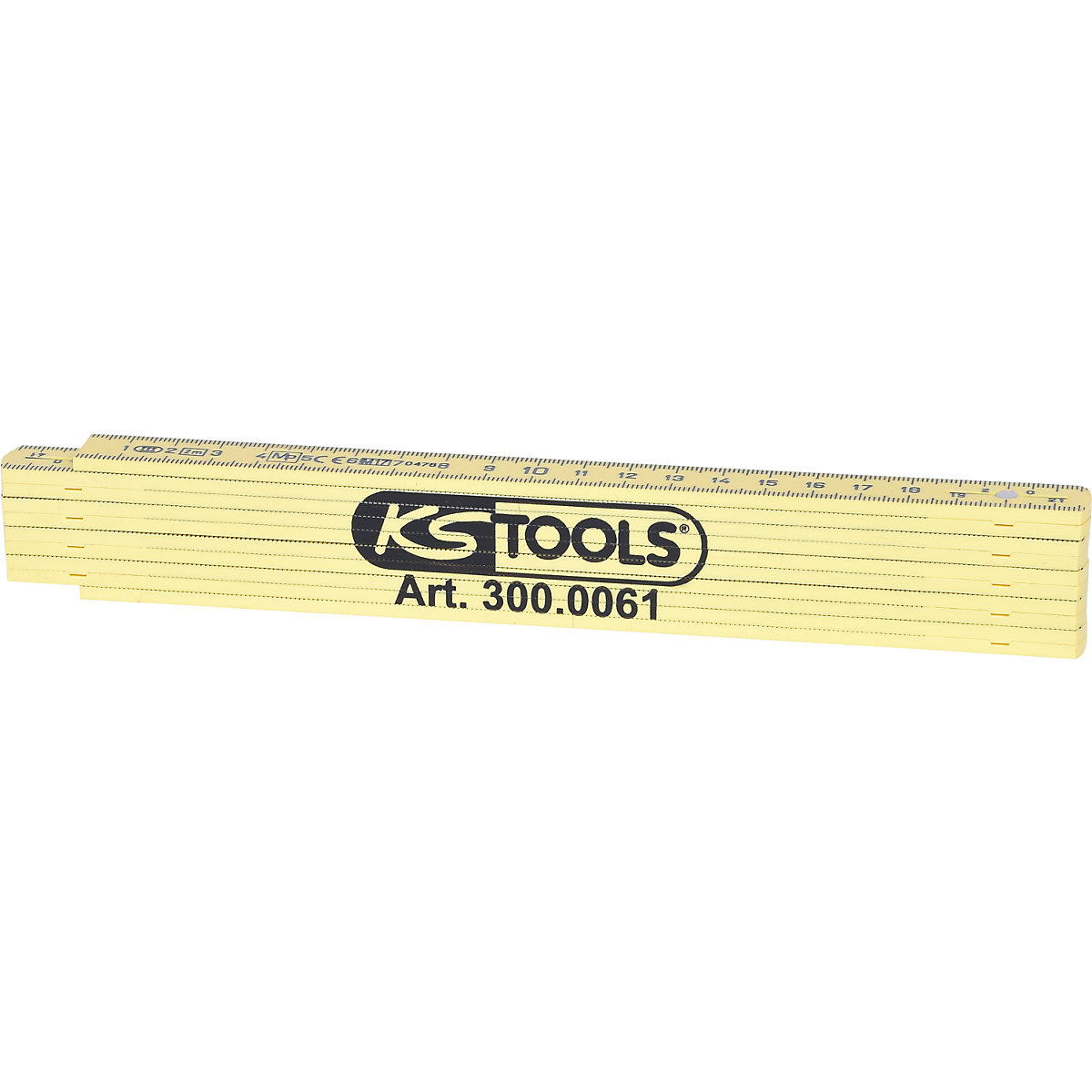 Mètre pliant en plastique - KS Tools