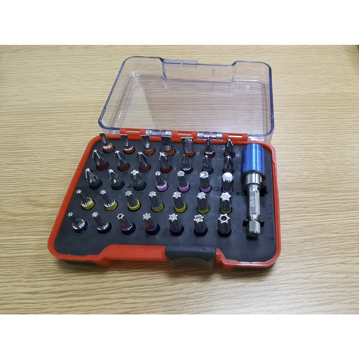 Kit d'outils avec compartiments en mousse bicolores (Illustration du produit 2)-1