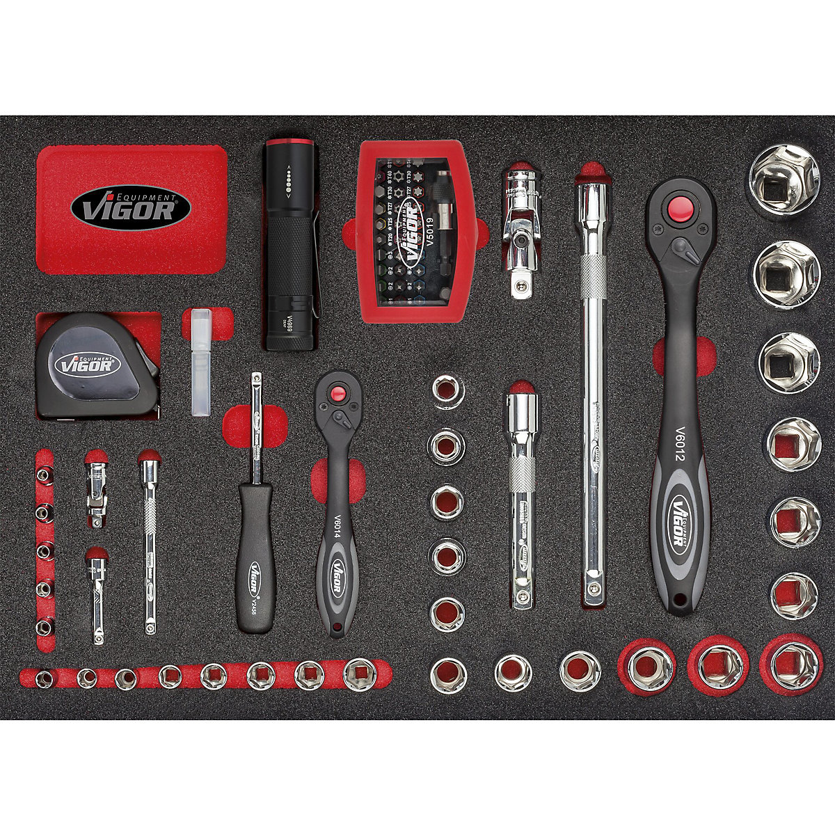 Mallette à outils V2 avec outillage compris – VIGOR (Illustration du produit 3)-2