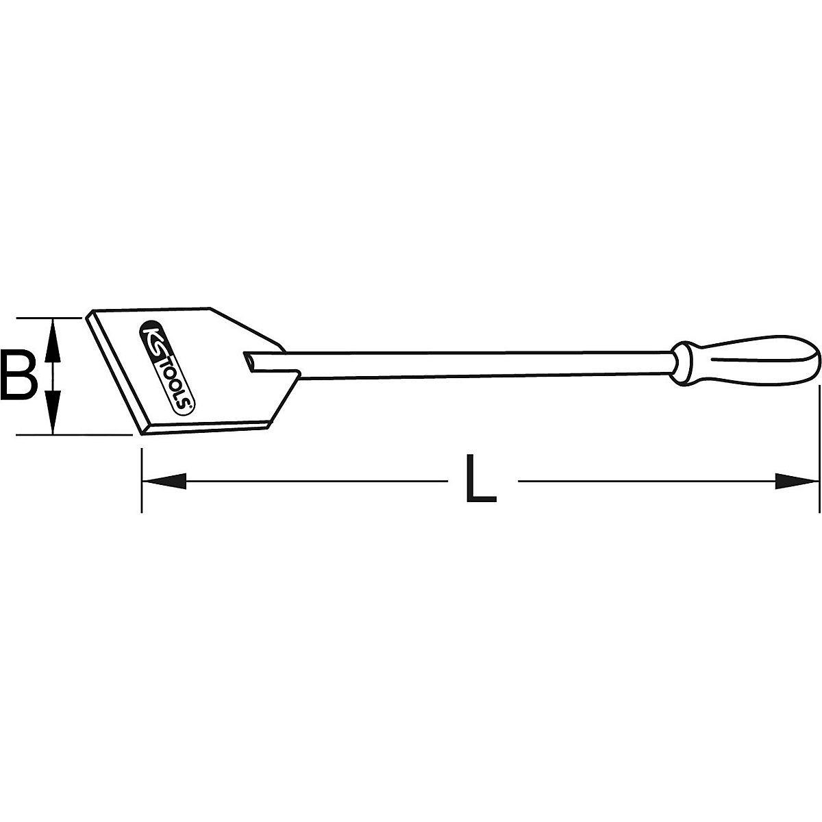 Grattoir BRONZEplus – KS Tools (Illustration du produit 2)-1