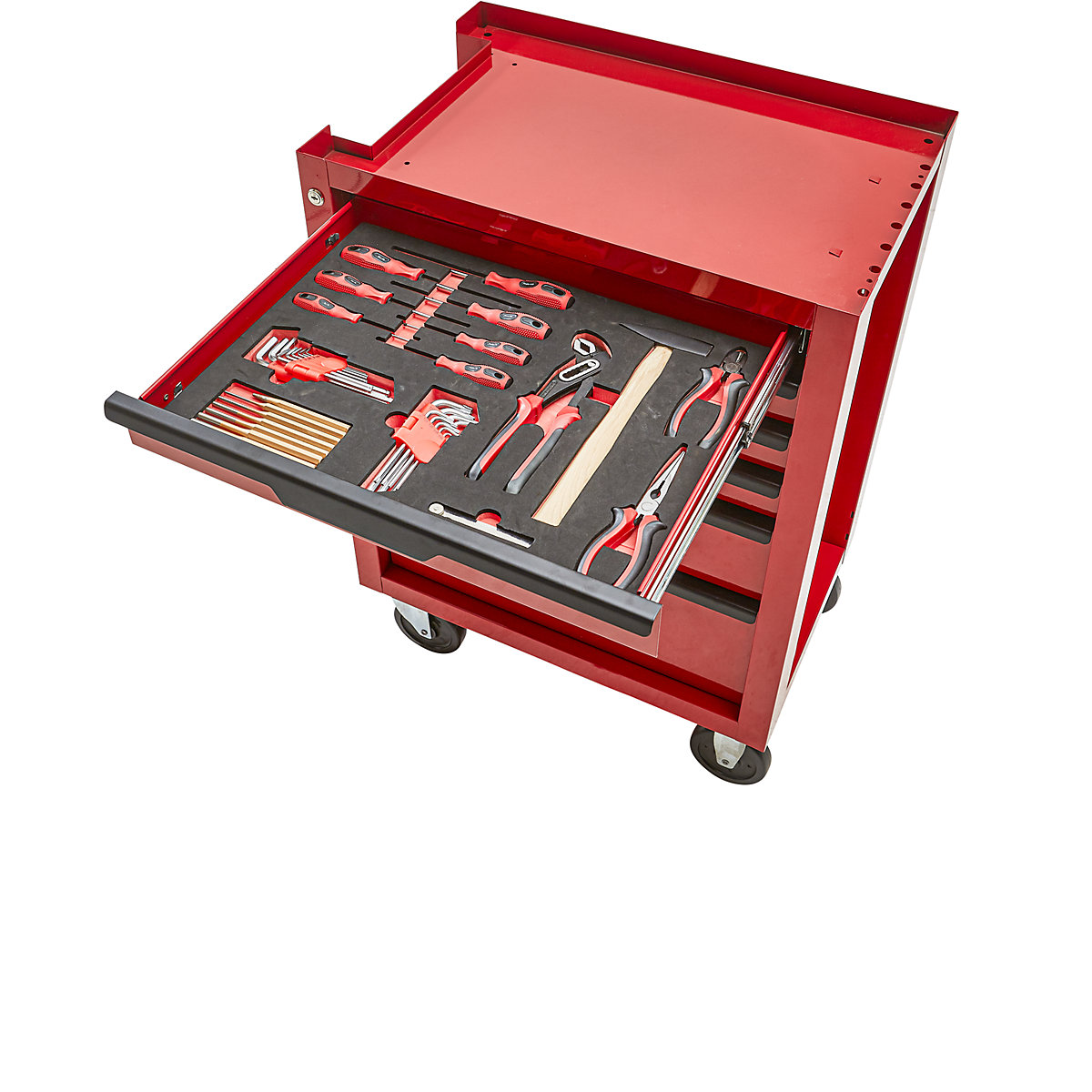 Kit d'outils avec compartiments en mousse bicolores (Illustration du produit 4)-3