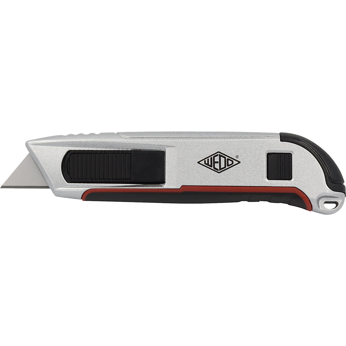 Cutter de sécurité, avec lame en acier au carbone SK5, argent, à partir de 2 pièces-0