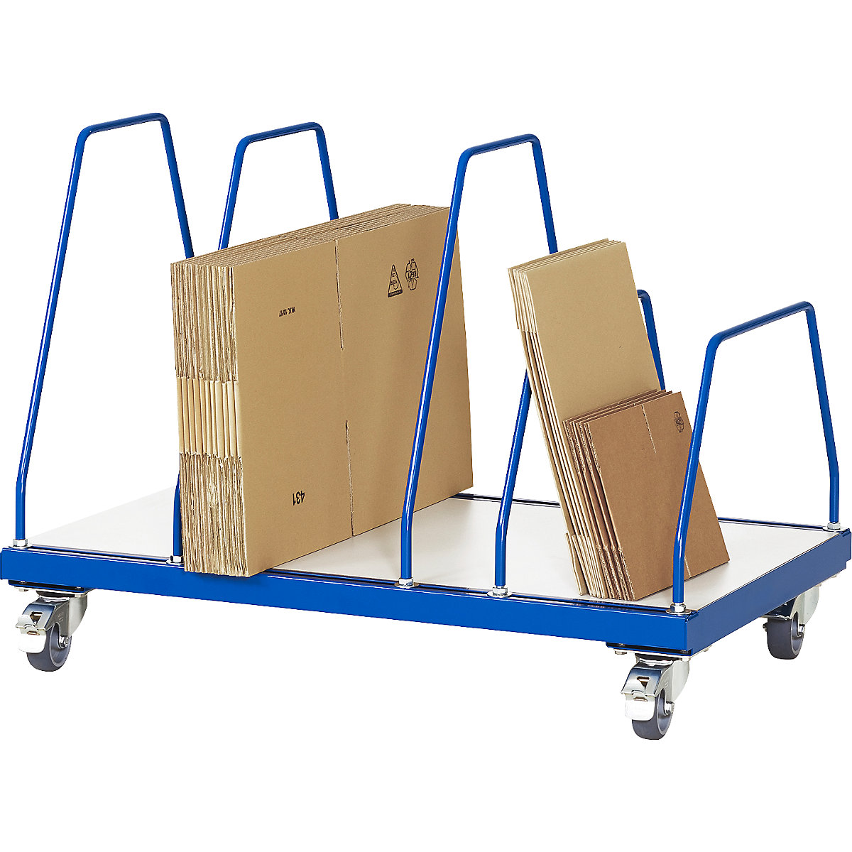 Mobilní zásobník na kartonáž – RAU, mobilní, v x š x h 660 x 665 x 590 mm-0
