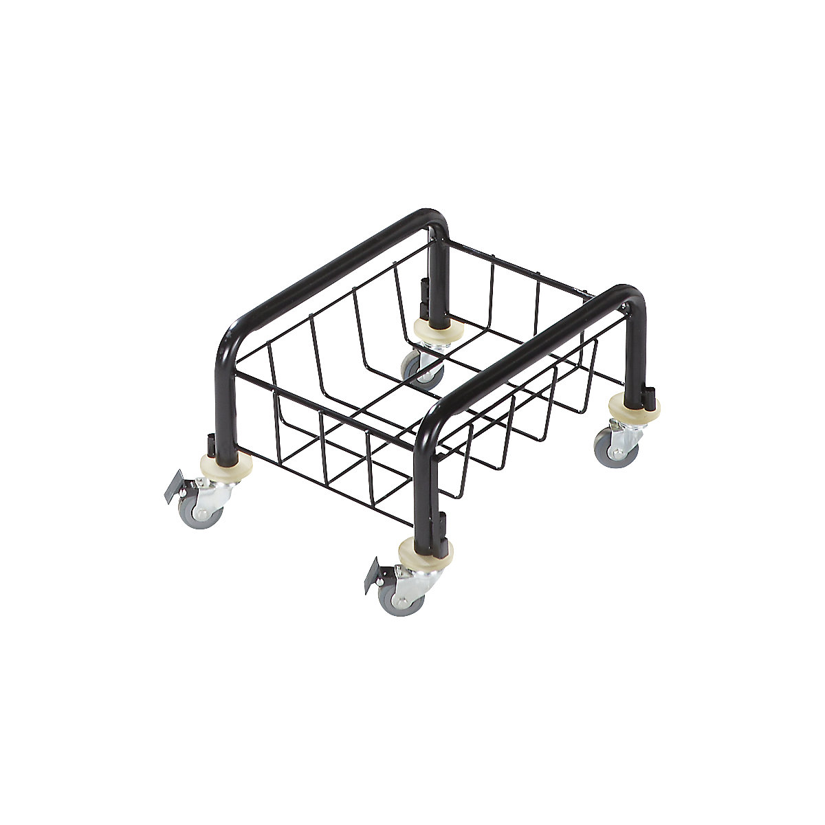 Podvozek z ocelového plechu, pro nádoby na tříděný odpad 60/80 l, d x š x v 440 x 330 x 245 mm-0