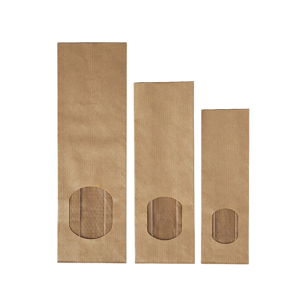Box bottom bags with see-through panel – ratioform (Product illustration 3)-2