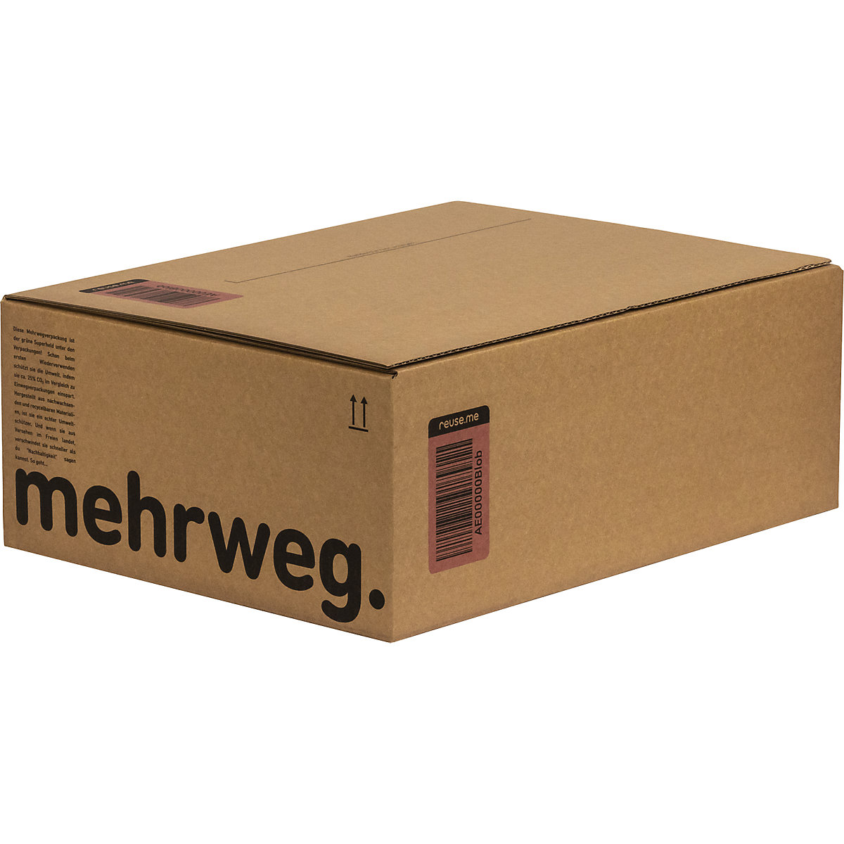 Reusable self erecting cardboard box – ratioform terra