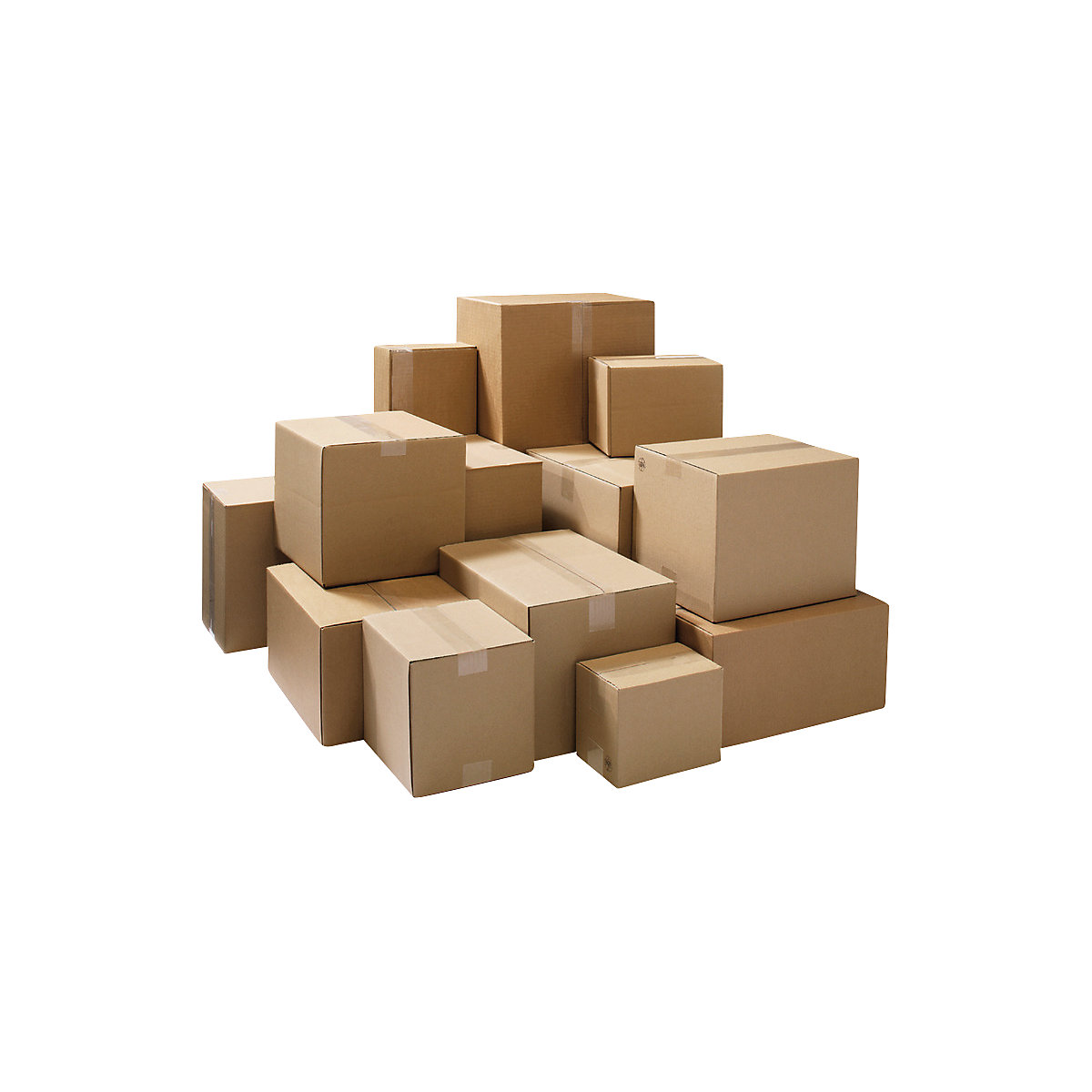 Folding corrugated cardboard box – ratioform terra (Product illustration 2)-1