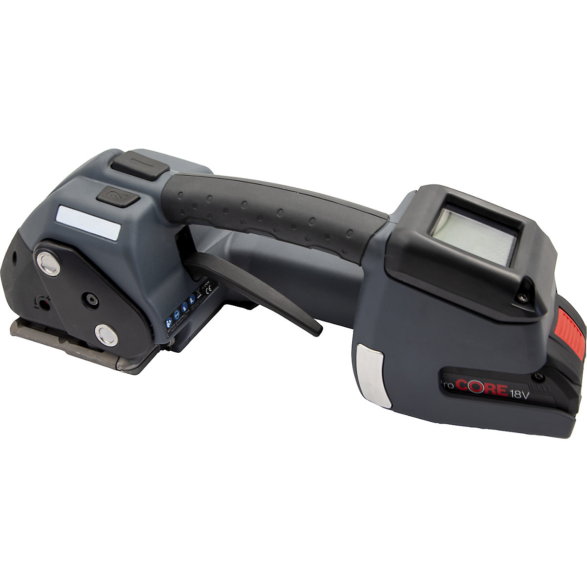 Rechargeable hand strapping tool for steel strapping – ratioform (Product illustration 4)-3