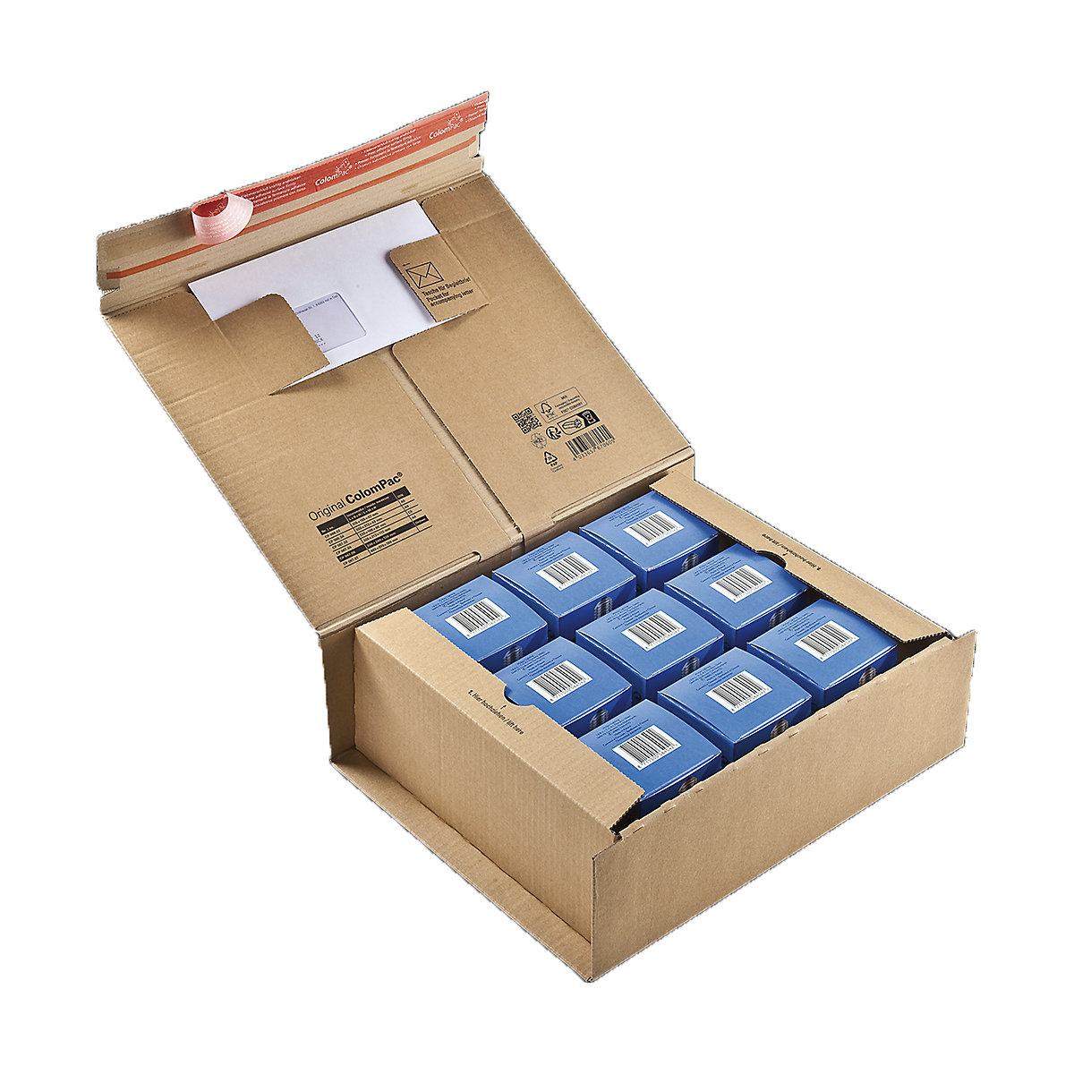 ColomPac® CP 066/067 Quick Erect Boxes, ColomPac® CP 066/067 Quick Erect Boxes, ColomPac® CP 067.07 Quick Erect Boxes 460l x 310w x 160h mm | Medium Parcel | 480g-7