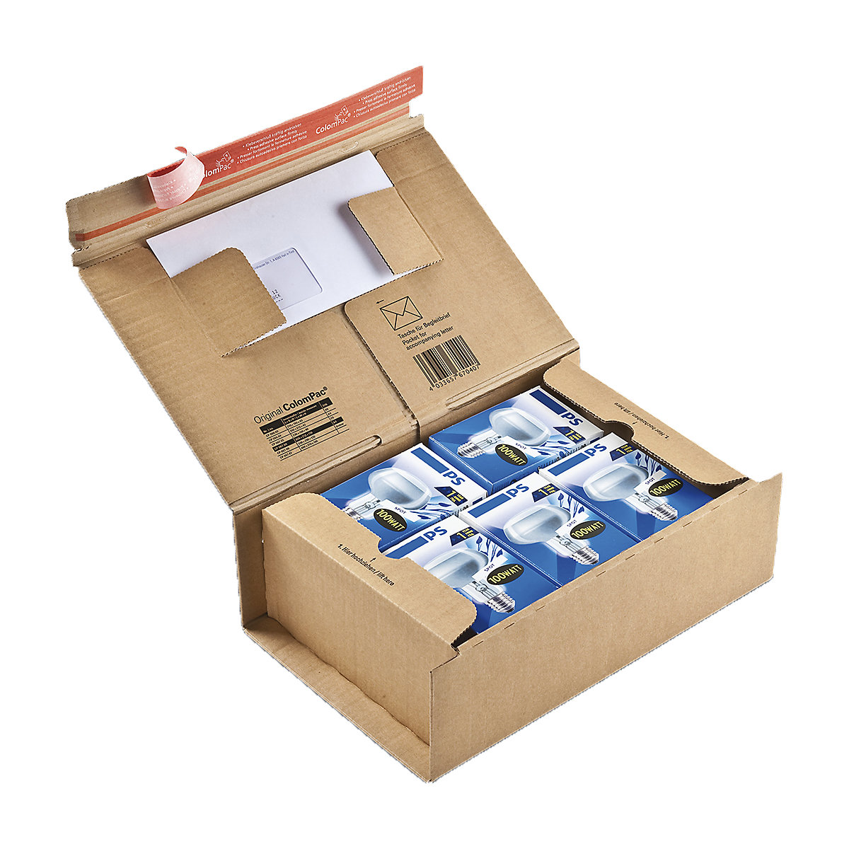 ColomPac® CP 066/067 Quick Erect Boxes, ColomPac® CP 066/067 Quick Erect Boxes, ColomPac® CP 066.02 Quick Erect Boxes 215l X 155w X 43h Mm | Small Parcel | 69g-8