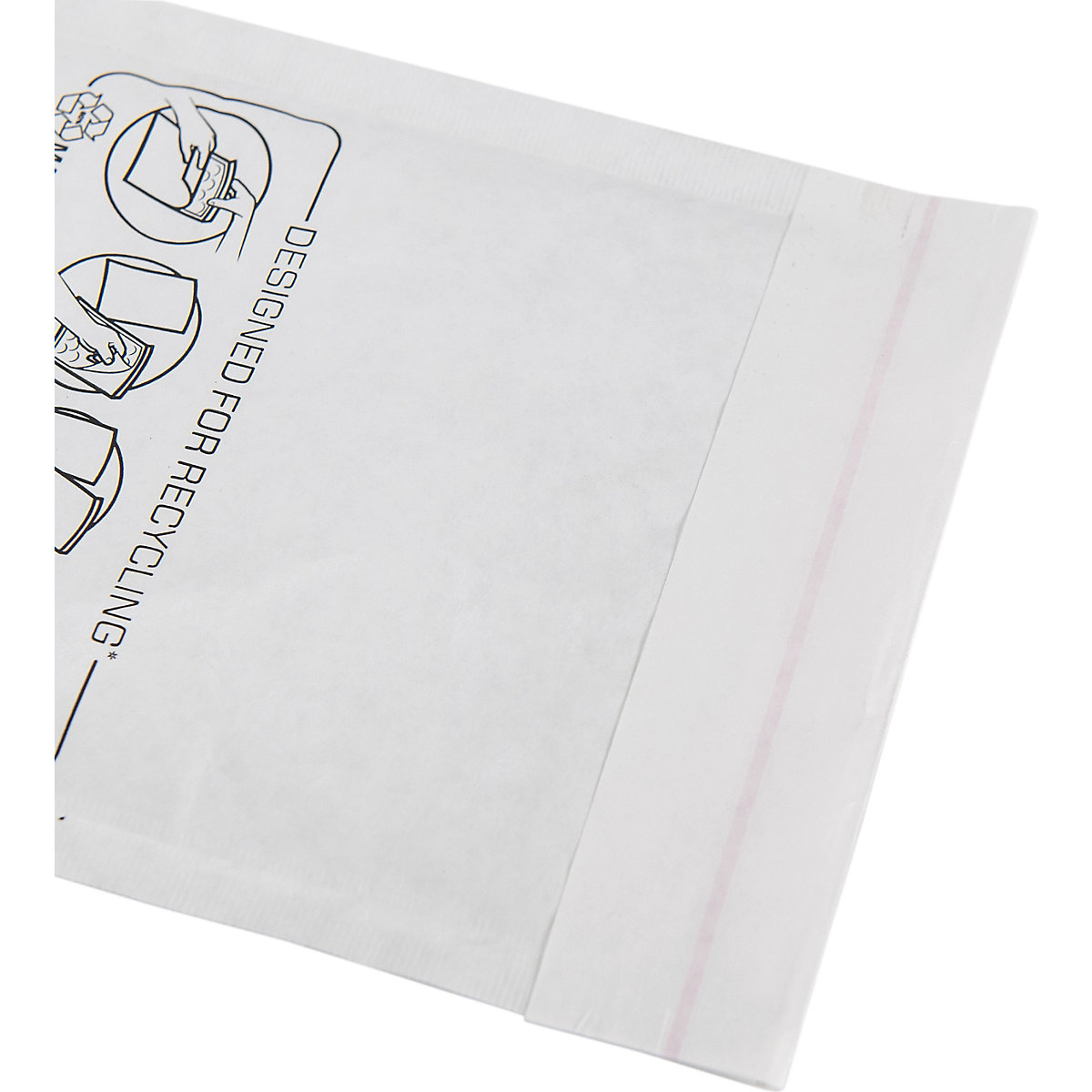 White Mail Lite Padded Shipping Envelopes (Product illustration 5)-4