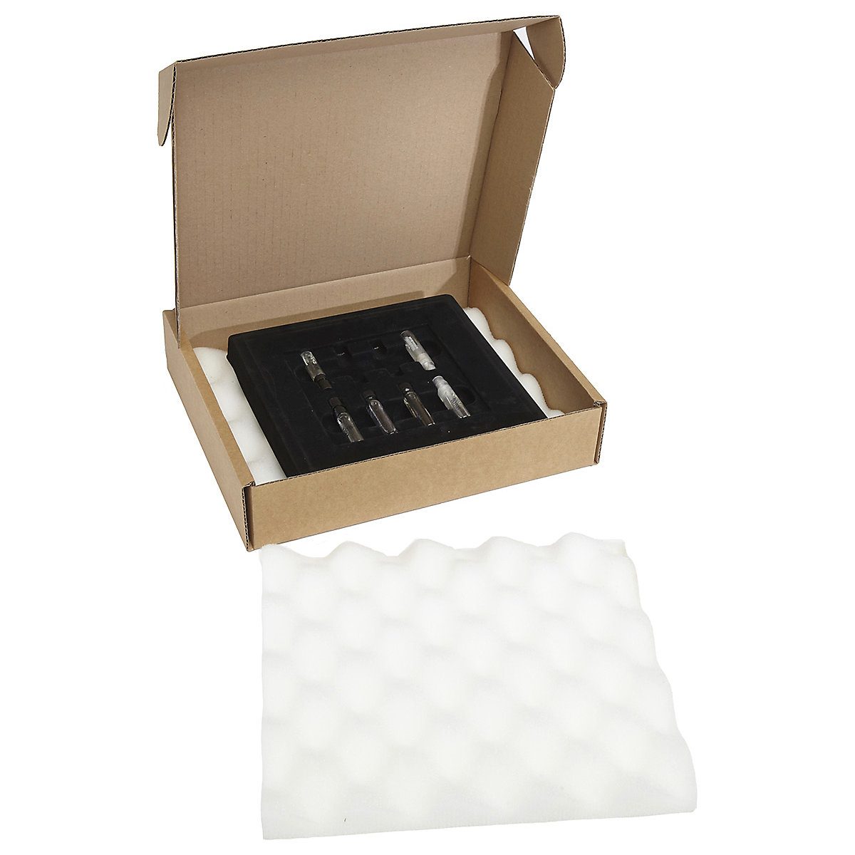 Boxes with Foam Inserts, Boxes with Foam Inserts, Boxes with Foam Inserts Pack 25 | 426l x 261w x 55h mm | Foam 25mm-0