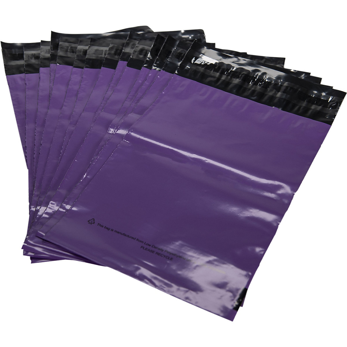 Purple Clothes Mailing Bags (Product illustration 2)-1