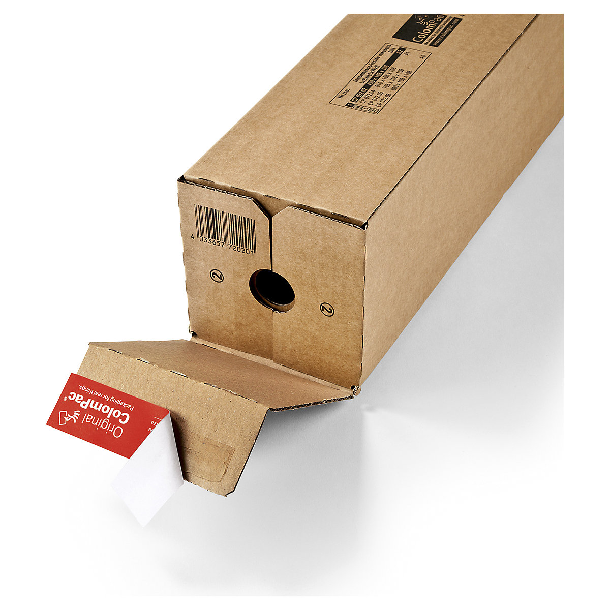 ColomPac® CP 073 Telescopic Cardboard Packaging Tubes (Product illustration 2)-1