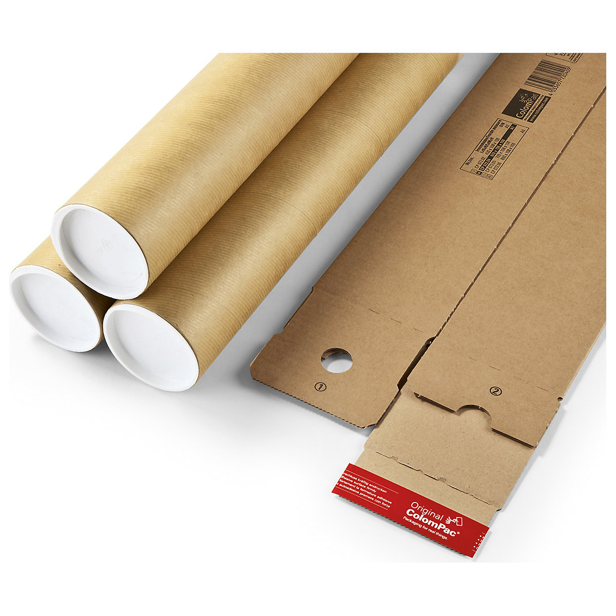 ColomPac® CP 073 Telescopic Cardboard Packaging Tubes (Product illustration 4)-3