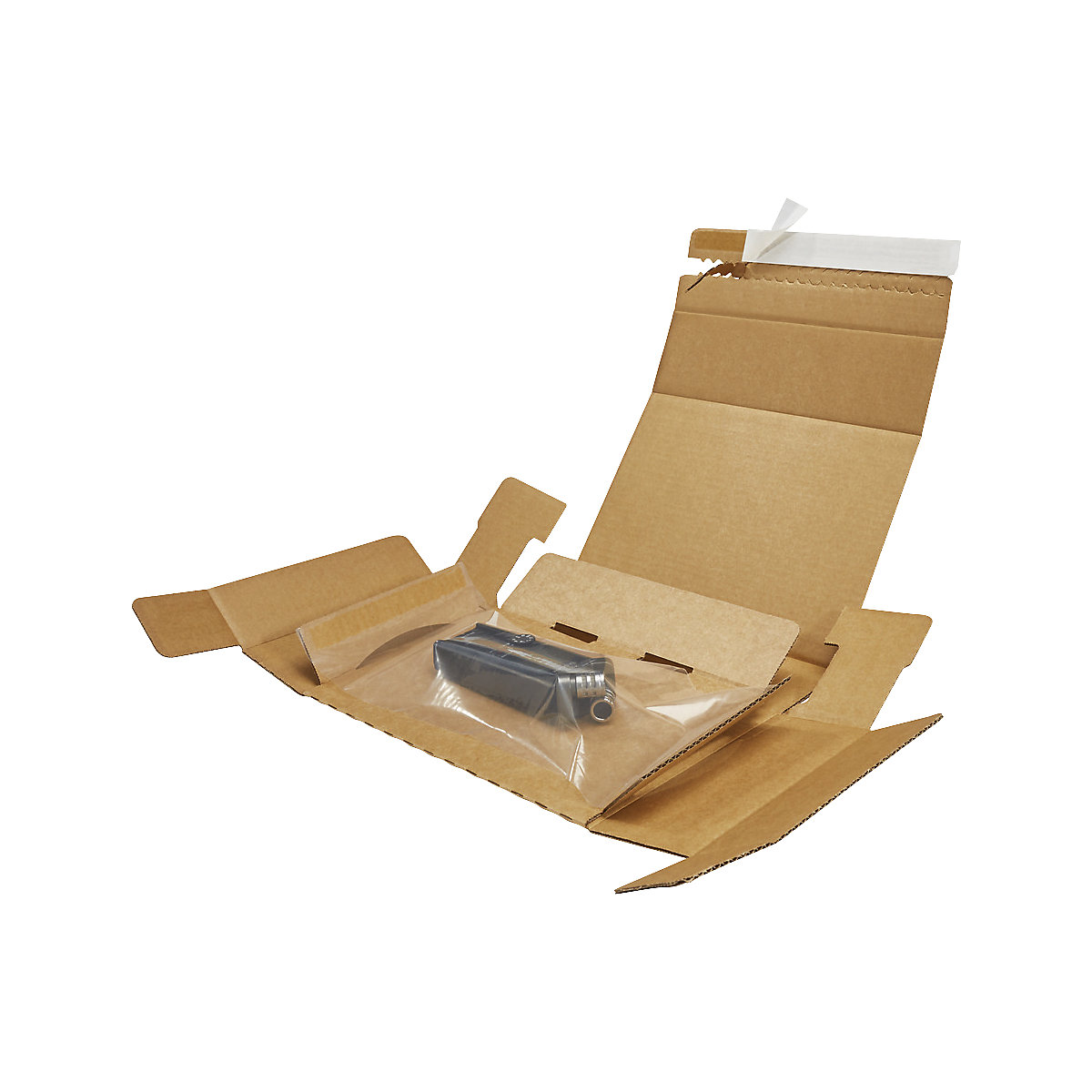 Quicksnap retention packaging - ratioform flow