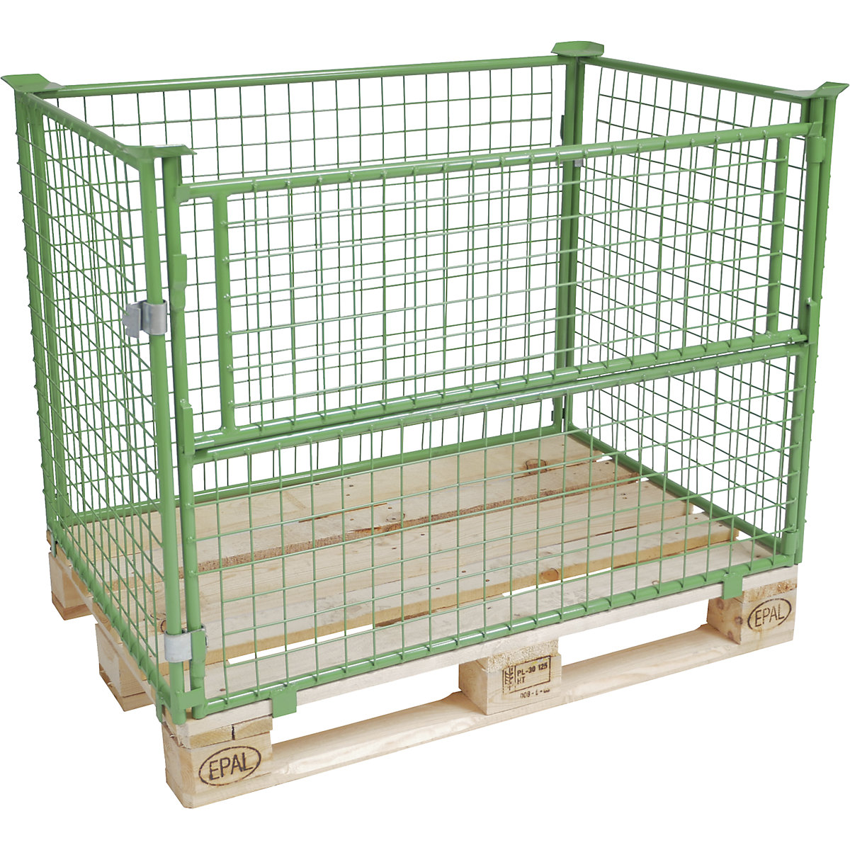 Mesh stacking frame for EUR pallet – ratioform economy (Product illustration 2)-1