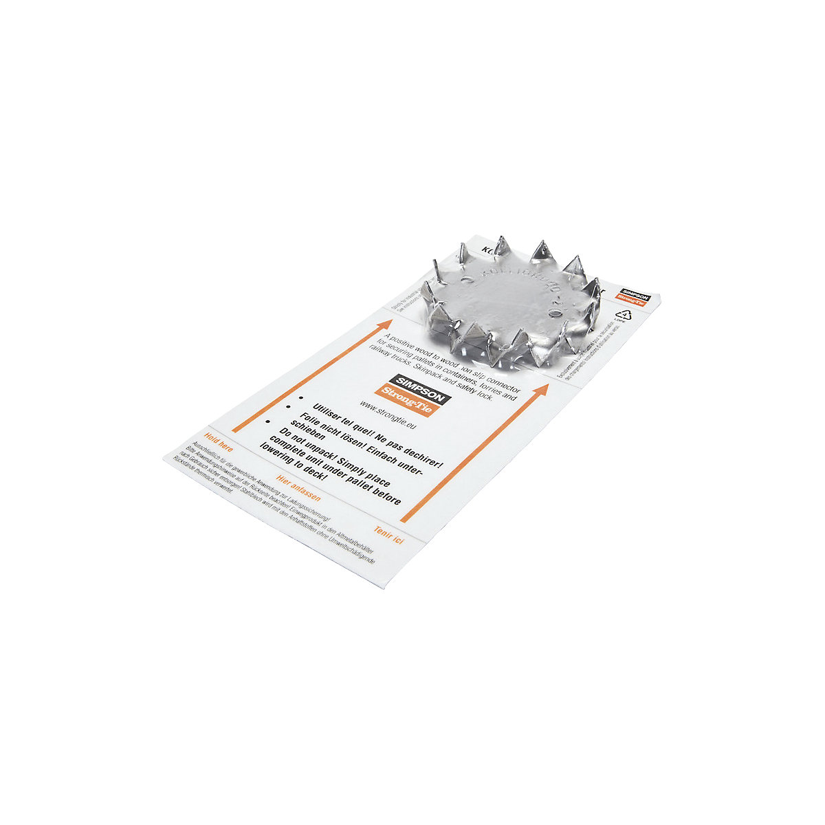 Load stopper for pallet base and transport floor - ratioform