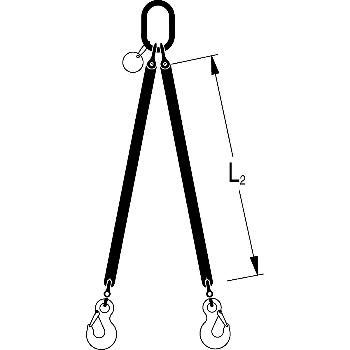 Dispositif de suspension par élingues rondes (Illustration du produit 2)-1