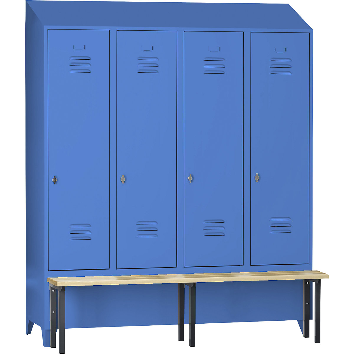 Kledingkast Berlin 2 met zitbank – Wolf