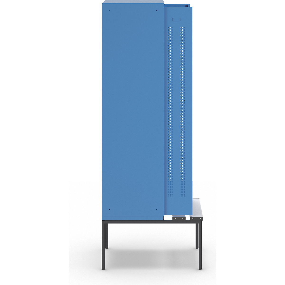 Multifunctionele lockerkast Berlin 1 met zitbank – Wolf (Productafbeelding 4)-3