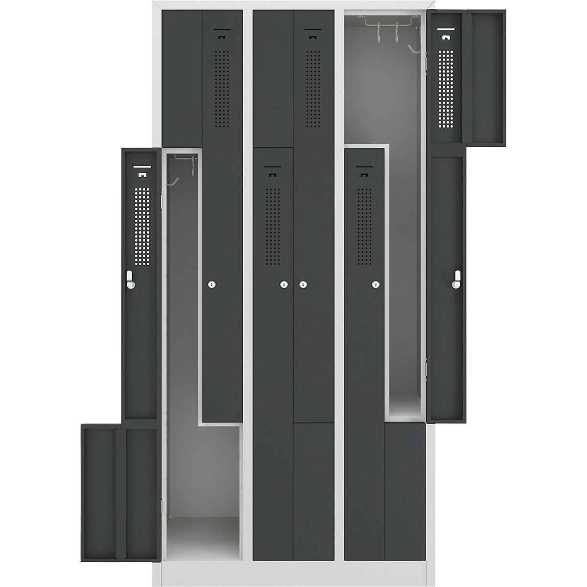 Z-lockerkast Amsterdam – eurokraft basic (Productafbeelding 5)-4