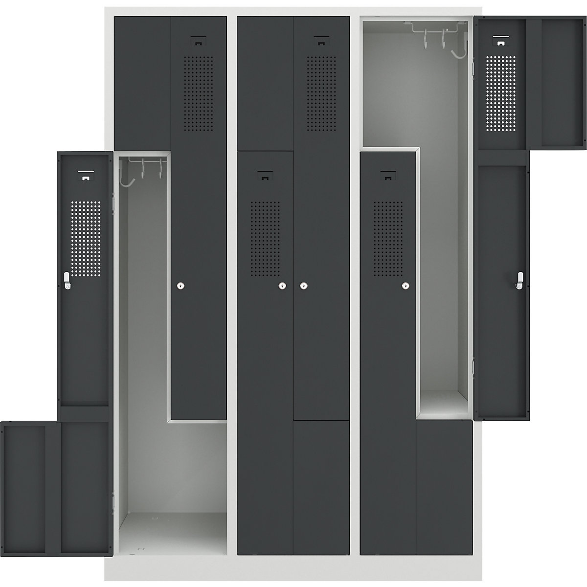 Z-lockerkast Amsterdam – eurokraft basic (Productafbeelding 4)-3