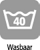 Wasbaar tot 40 °C