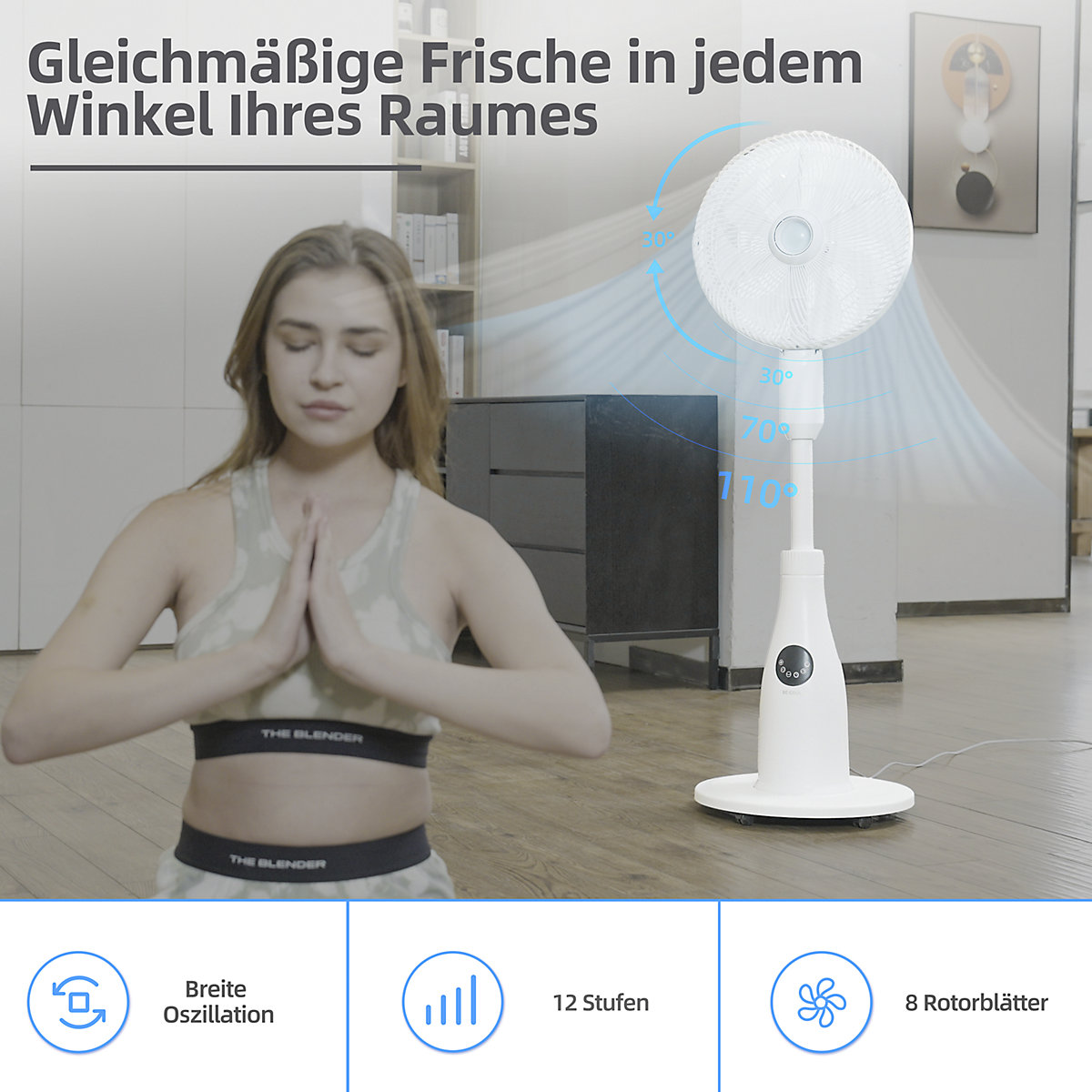 Stoječi ventilator Premium z meglico (Slika izdelka 9)-8