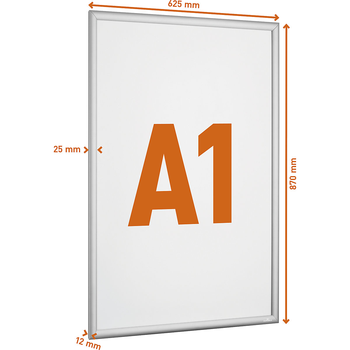 Aluminijast zložljiv okvir – DURABLE