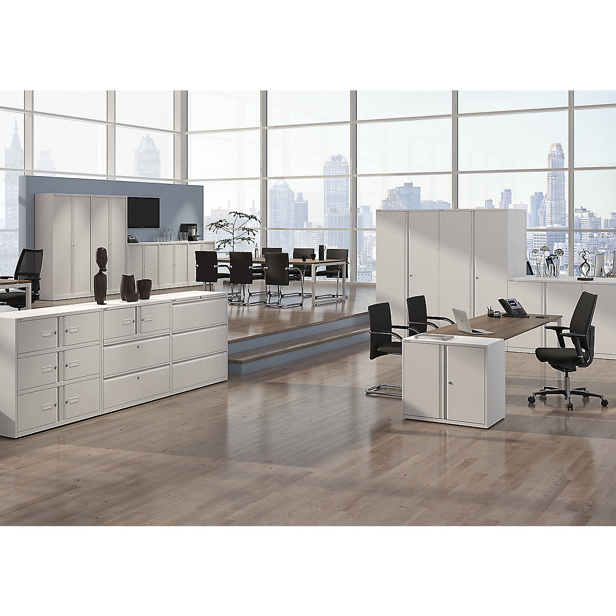 Omara s krilnimi vrati ESSENTIALS – BISLEY (Slika izdelka 2)-1