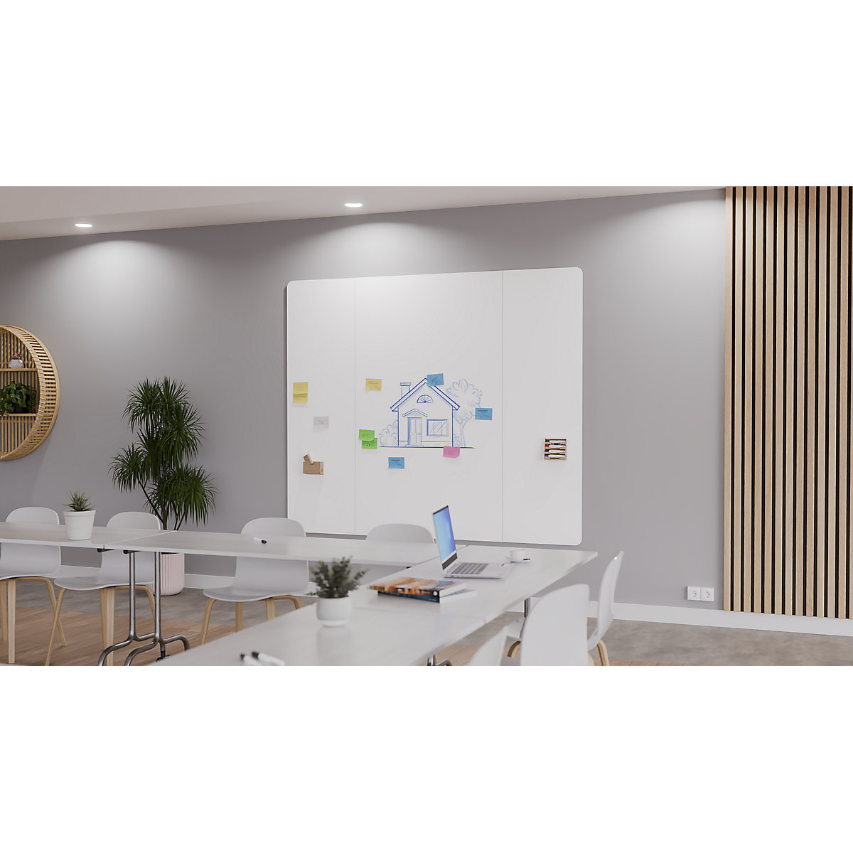 Bela tabla WALL-UP – Legamaster (Slika izdelka 6)-5