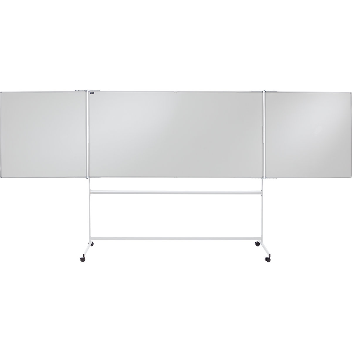 Pomična zložljiva tabla – eurokraft pro, jeklena pločevina, emajlirana, ŠxV 4000 x 1890 mm-2