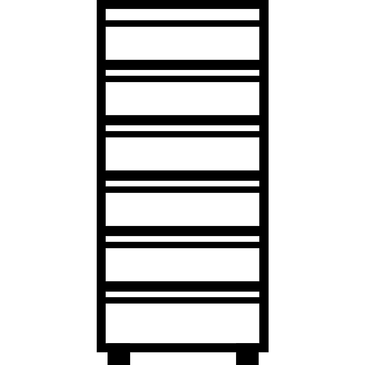 Kartotečni predalnik, oprijemalne letve – mauser (Slika izdelka 4)-3