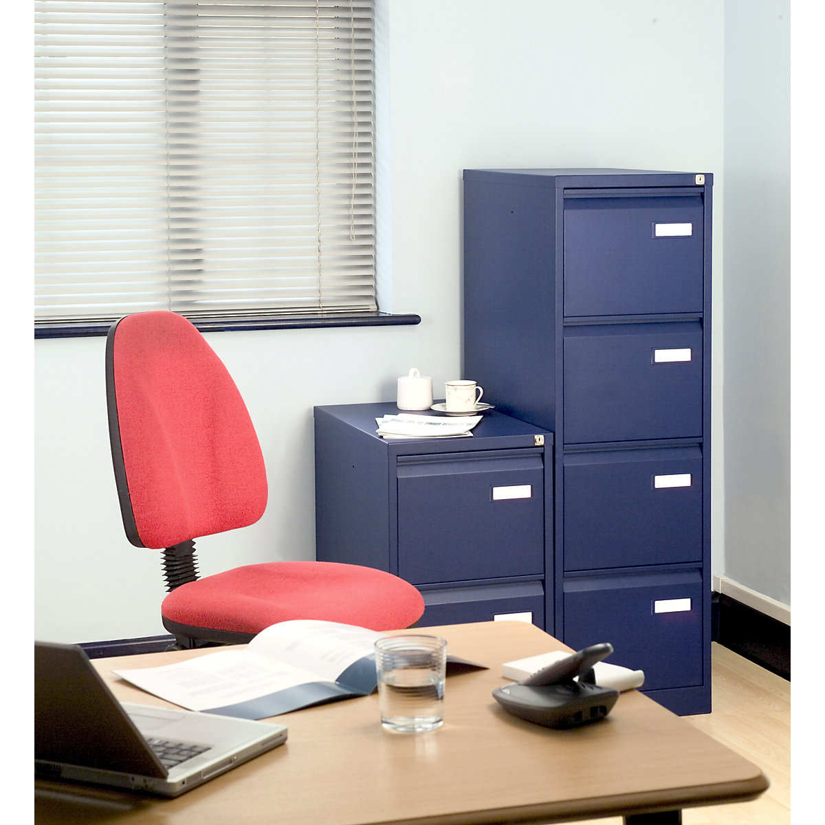 Predalnik za obešalne mape LIGHT, 1 vrsta – BISLEY (Slika izdelka 2)-1