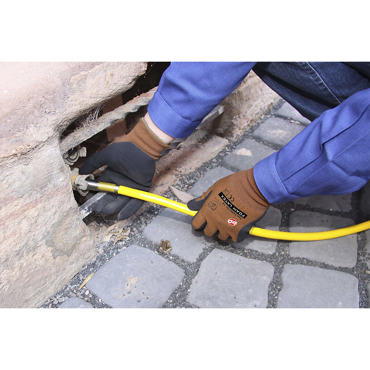 Fino pletena rukavica FOAM LATEX – Leipold+Döhle (Prikaz proizvoda 2)-1